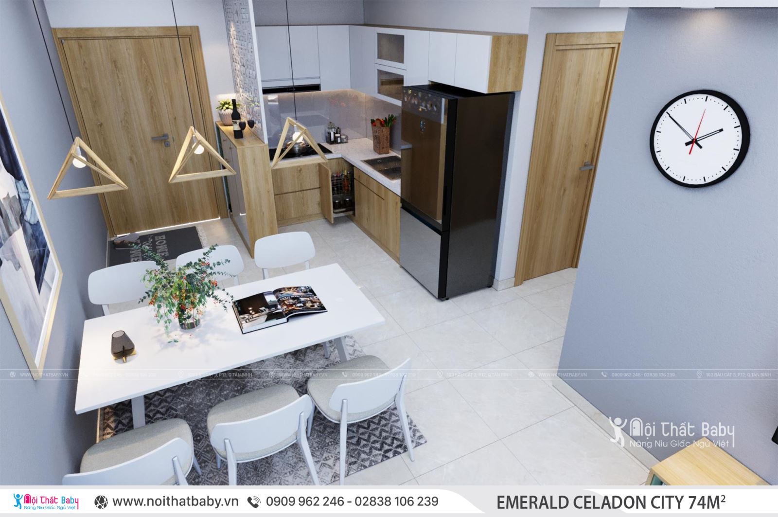 Tổng hợp các mẫu thiết kế nội thất Chung cư Emerald Celadon City